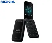 Nokia 2660 Flip 128MB Unlocked Smartphone - Anzo Black