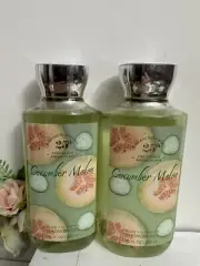2 New CUCUMBER MELON BATH & BODY WORKS SHOWER GEL BODY WASH