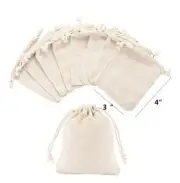 30pcs Burlap Bags with Drawstring 3x4" Wedding/Party Favor Bags