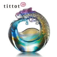 在飛比找蝦皮商城優惠-【tittot 琉園丨信心龍騰】琉璃 藝術品 收藏 擺飾