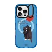 iPhone 16 Pro Impact Ring Stand Case MagSafe Compatible I'd spend all 9 lives with you by Moonaries illo