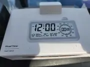 Digital Visual Timer LCD Display - Silent Alarm Clock With Backlight