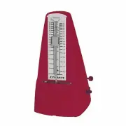 New Crown 'Pyramid-Style' Wind-Up Metronome (Red)