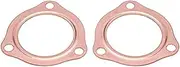 MCFPGFVKNA 2 1/2 Copper Header Exhaust Collector Gaskets Reusable SBC BBC 302 350 454 2.5inch Automobile Accessories shim
