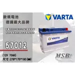 【茂勝電池】NEW VARTA 57012 LN3 華達 汽車電瓶 免加水 適用車款 BENZ SLK 320 適用