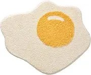 RHAIYAN Egg Bathroom Rug Funny Entrance Carpet Area Rugs Kitchen Rug Bedroom Floor Mats Nordic Welcome Doormat Chic Room Decor Specific