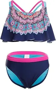 [iDrawl] Kids Bikini Ruffle Two Piece Swimwear