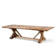 Rosa Luna Reclaimed Elm Old Door Coffee Table