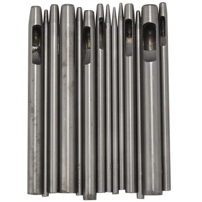 14Pcs Round Hollow Punch Set Leather Craft Punch Tool Hollow Hole Punch1499