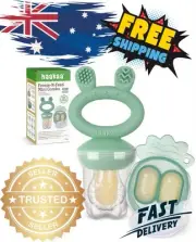 Haakaa Baby Fruit Food Feeder & Mini Freezer Nibble Tray Combo, Breastmilk
