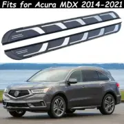 Fits for Acura MDX 2014-2021 2Pcs Running Board Side Step Pedals Nerf Bar Black