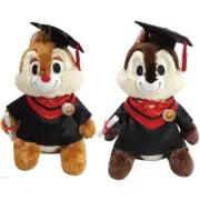 13" Disney Chip n' Dale Graduation Plush Figure Grad Gift Stuffed Doll w/Flasher
