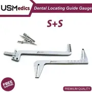 S+S Type Depth Pin Gauge Locator Bur Drills Parallel Drilling Guide Implant NEW