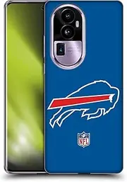 Head Case Designs Officially Licensed NFL Plain Buffalo Bills Logo Soft Gel Case Compatible with Oppo Reno10 Pro+