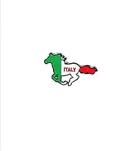 Multi Color Country National Flag Embroidered Iron on Backing Heat Seal Biker Horse Patch Applique (Italy)