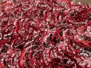 36ft Standard Tinsel Red Frosted Shiny Garland NEW Tree Deco Christmas
