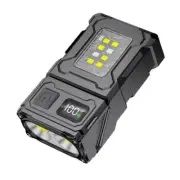 Multifunctional Work Light Flashlight USB Rechargeable for Outdoor Use