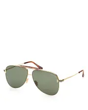 Tom Ford Brady Pilot Sunglasses, 60mm OS