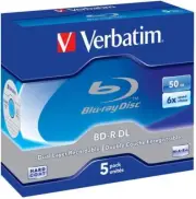 VERBATIM 43748 Blu-Ray BD-R 50GB 6X JC5