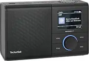 TechniSat DIGITRADIO 217 - Compact and Portable DAB+ Digital Radio (FM Radio, Colour Display, Bluetooth, Direct Selection Buttons, Mains and Battery Operation, 2 Alarm Times, Favourite Memory) Black