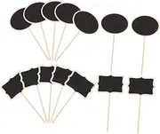 BESPORTBLE Garden Plant Tags 20pcs Wooden Craft Stakes Flower Identification Labels for Potted Plants