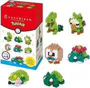 Nanoblock - Pokemon Type Grass Set 1, Nanoblock mininano Series