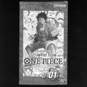 First Wave! One Piece TCG Straw Hat Crew 6x Decks Sealed Black and White Case