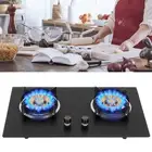 29.5in 4.5KW 2800Pa Embedded Frosted Tempered Glass Liquefied Gas Stove Cooker