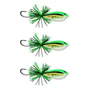 3x Rapala 4.5cm BX Skitter Frog Topwater Surface Fishing Lures - Thai Frog