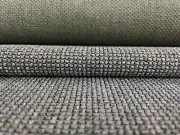 6.5 yd Camira Craggan FLAX Marsh Gray & Green Nubby Wool Upholstery Fabric GC