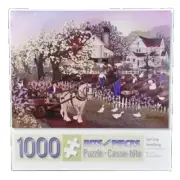 Bits and Pieces "SPRING SEEDING" 1000 Pc Puzzle ~Art by Tuula Burger 20x27