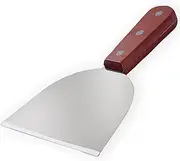 Stainless Steel Slant Grill Griddle Spatula Scraper Diner Flat Straight Blade (L)