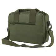Ncstar Vism Double Pistol Range Bag 2 Handguns Green - CPDX2971G