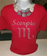 Scorpio (Zodiac) Rhinestone Tee