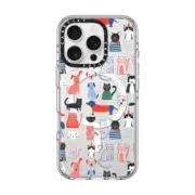 iPhone 16 Pro Impact Clear Case MagSafe Compatible Be Pawsome