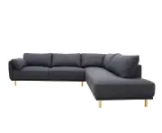 [James Lane] Hudson Terminal Right Facing Sofa Plaza Flint Grey - 3 Seater