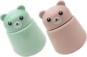 Manual Pill for Boys and Girls Portable Tablets Crushers Storage Abs Material Bear Design