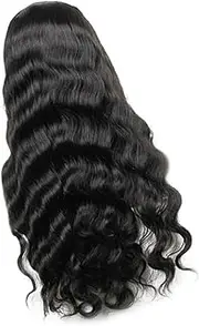 FOMIYES Lace Front Wig for Women Long Curly Hair Wig Real Hair Look Wig Heat Tool Friendly