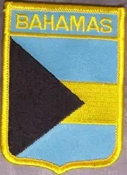 Embroidered International Patch National Flag of Bahamas NEW bunting
