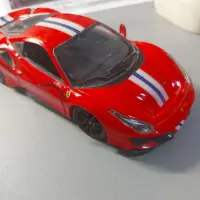 在飛比找蝦皮購物優惠-1:24 Bburago Ferrari 488 Pista