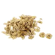 Suitcase Case Chest Box Decorative Lock Hasp Metal Toggle Latch Gold Tone 50pcs