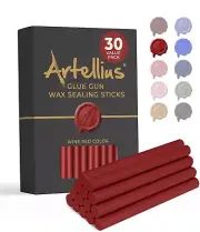 Premium Sealing Wax Sticks Bulk 30 Pack Wax Seal Glue Gun Sticks Envelope Sea...