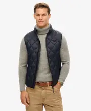 Diamond Quilt Fuji Lite Gilet | Eclipse Navy