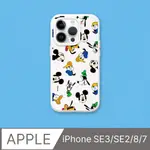 【犀牛盾】IPHONE SE3/8/7 SOLIDSUIT防摔手機殼｜迪士尼-米奇系列-STICKER-米奇與他的朋友(多色可選)