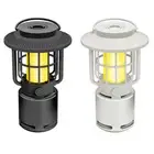 Rechargeable Lantern With Flame Lamp Effect For Outdoor Bar Atmosphere Table