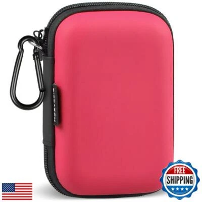 Earbud Case, RISETECH Hard EVA Earphone Carrying Case Holder Headphone Small