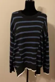 Vera Wang Sweater. Drop Shoulder. Uneven Hem. 22” P2P 26” Length XL. Orig $58