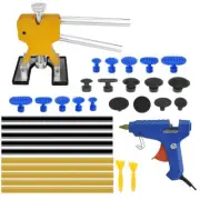 Paintless Dent Removal Puller Kits with Hot Melt Glue Gun for Auto Hail Damage