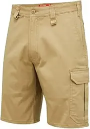 [Hard Yakka] Men's Basic Core Relaxed Fit Stretch Cotton Work Drill Cargo Shorts
