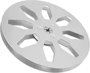 1/4 7 Inch Empty Tape Reel Aluminum Alloy, 8 Hole Universal Opening Machine Part, for Reel to Reel Tape Players (Silver)